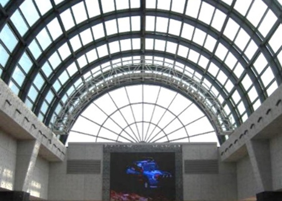Curved gantry inside