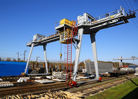 Industrial Gantry over a railway
