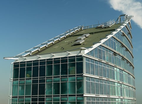 Climbing Roslift system on inclined roof