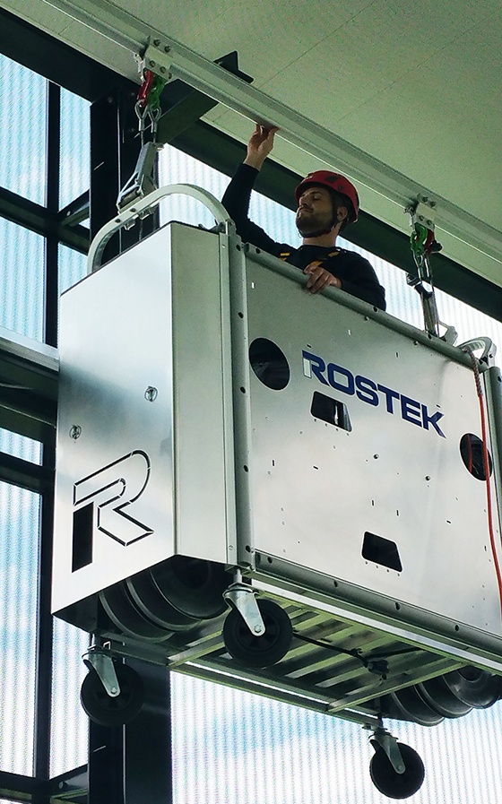 Two hoist BMU Cradle on Monorail