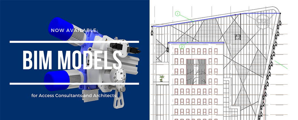 Rostek BIM models and a sketch of negatively inclined pull-in system